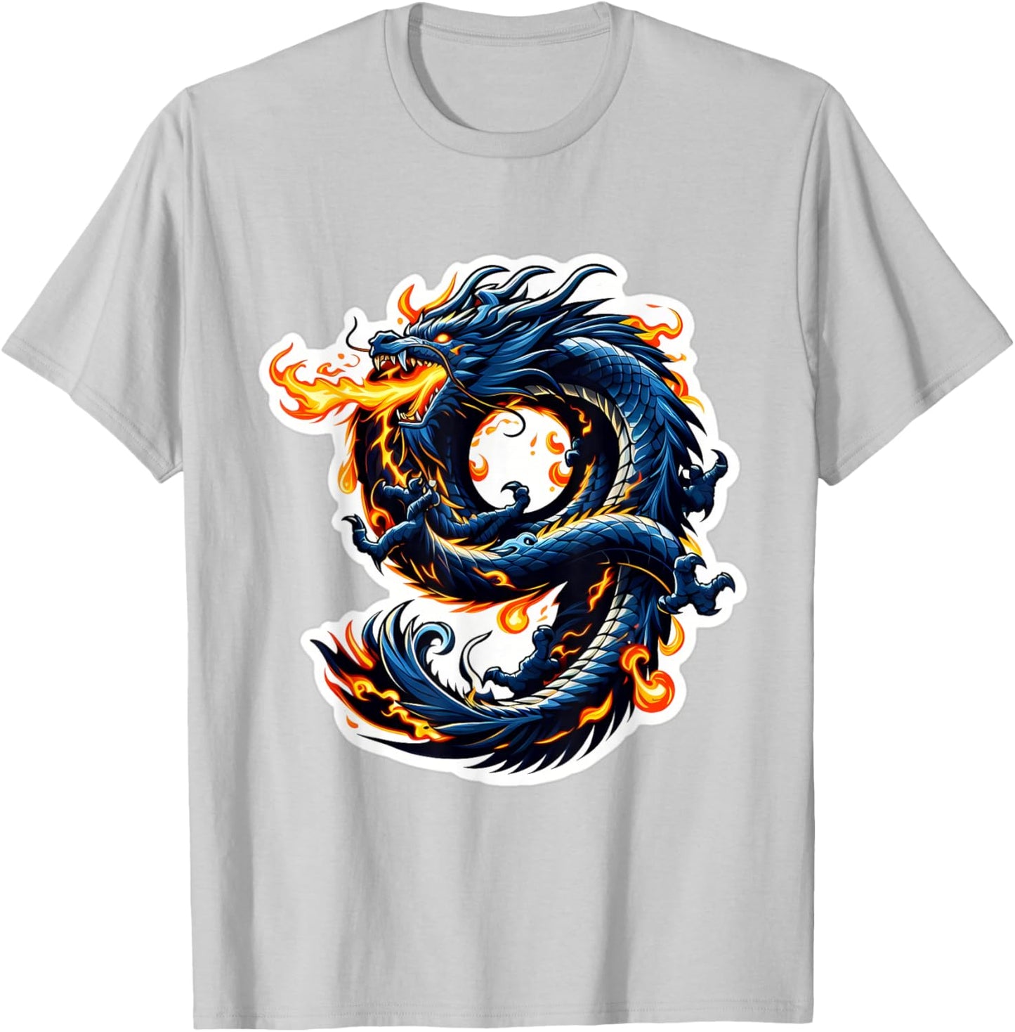 Turning 9 Years Old Dragon Birthday Party 9th Bday Boy, Girl T-Shirt - T-Shirt | Ash
