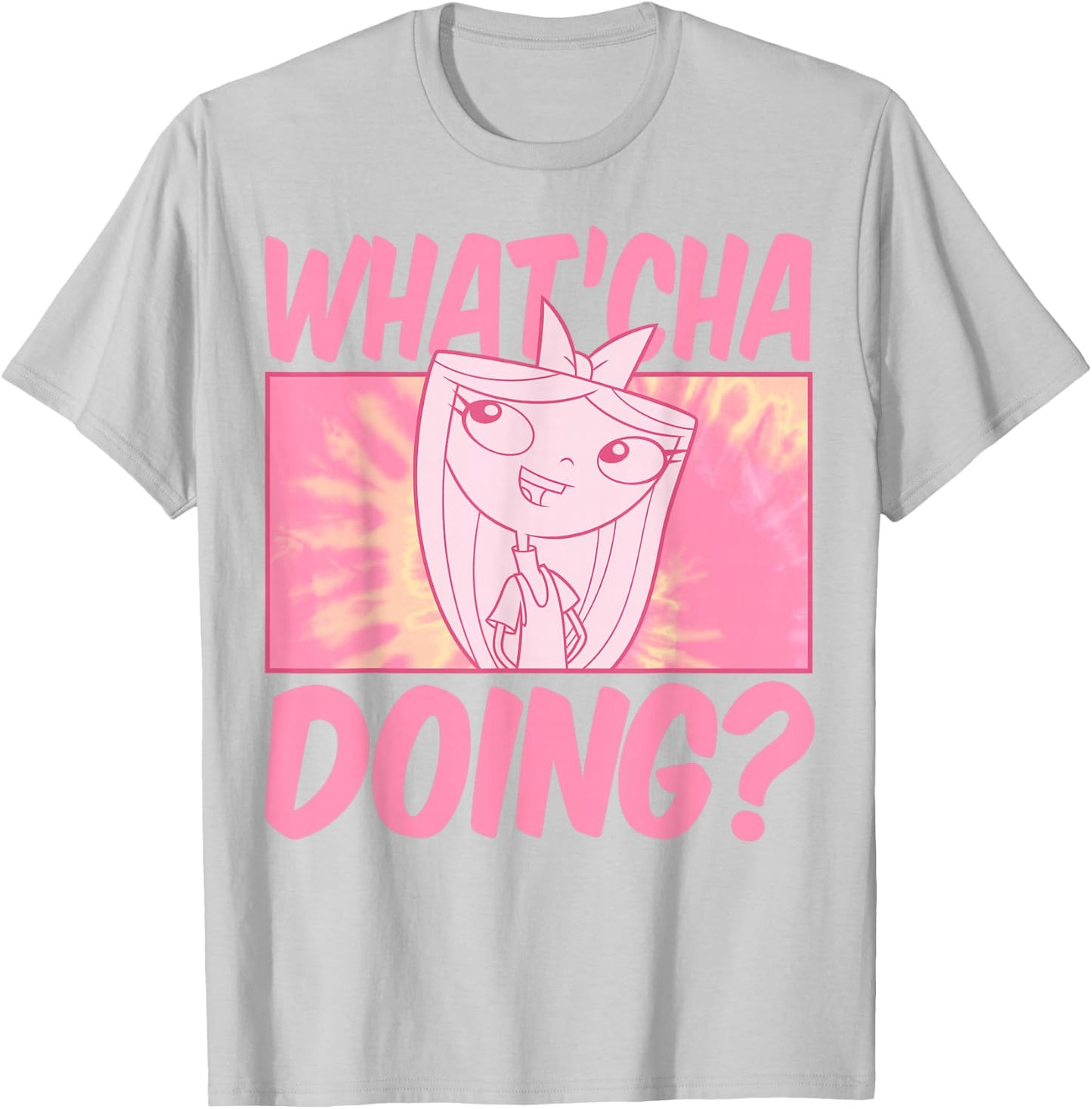 Disney Phineas and Ferb Whatcha Doing Small T-Shirt - T-Shirt | Ash