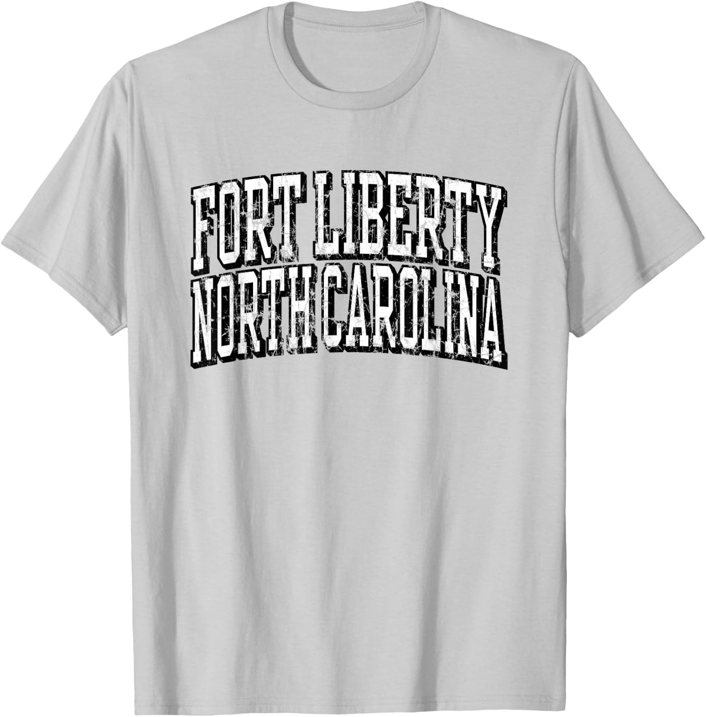 Fort Liberty North Carolina United States Army Military T-Shirt - T-Shirt | Ash