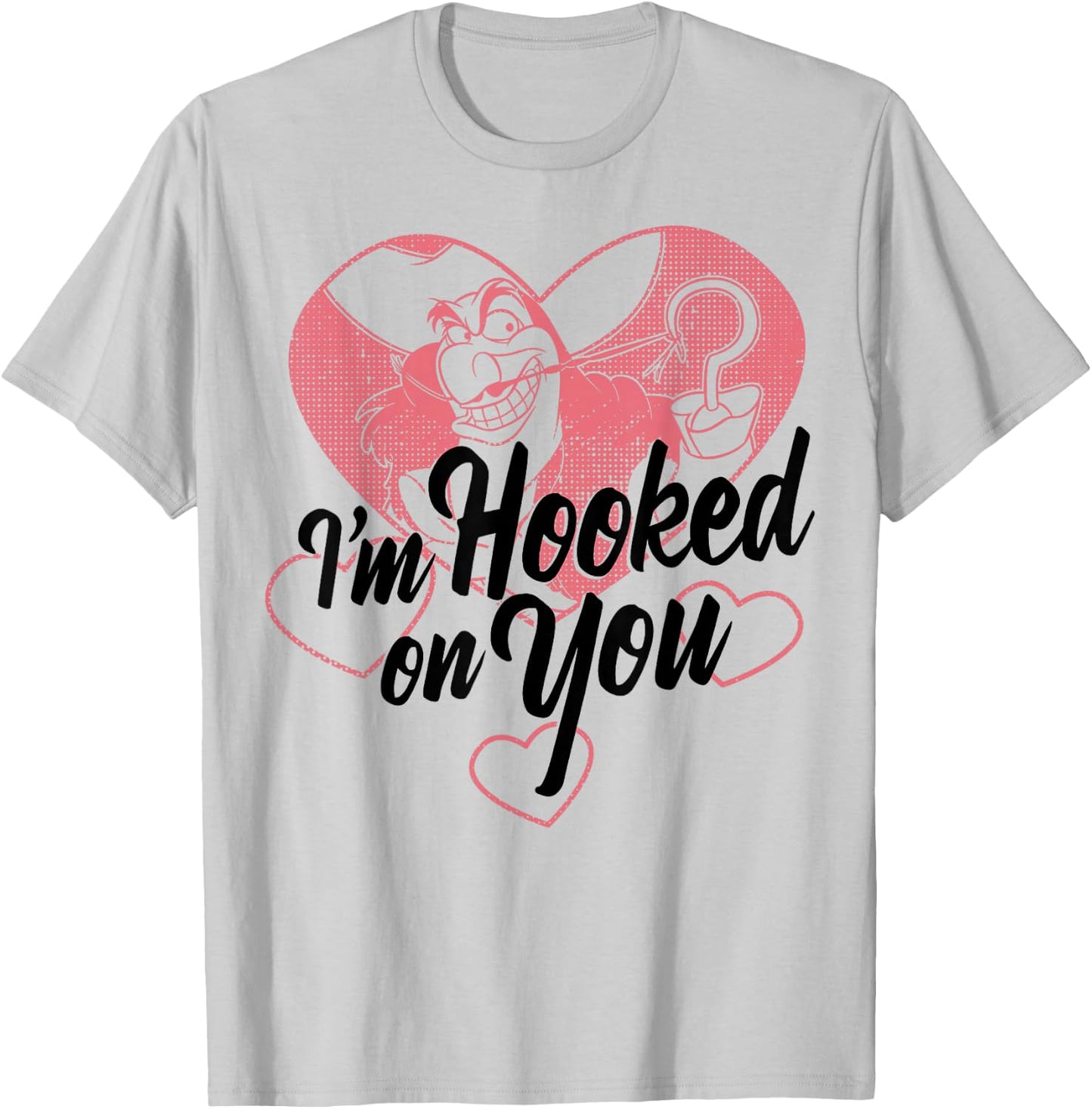 Disney Villains Captain Hook I'm Hooked On You T-Shirt - T-Shirt | Ash