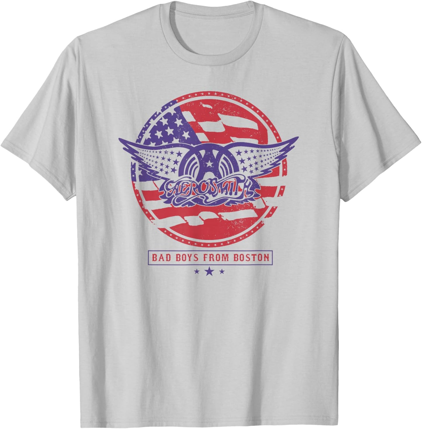 Aerosmith - Red, White & Boston T-Shirt - T-Shirt | Ash