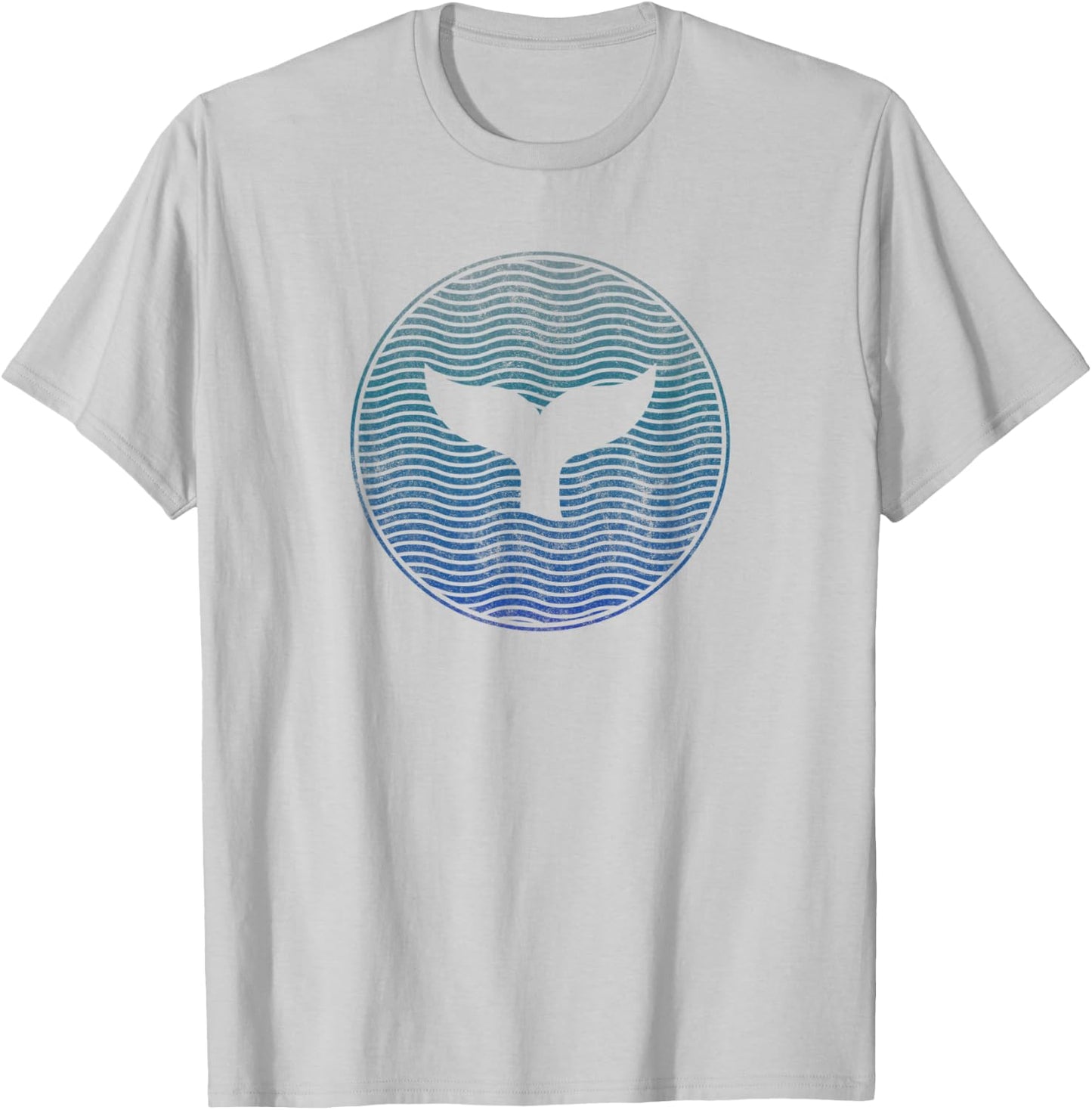 Save The Whales Sea Animal Killer Whale Tail Ocean Orca Wave T-Shirt - T-Shirt | Ash