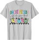 Groovy Donut Stress Just Do Your Best Retro Teacher Test Day Women T-Shirt - T-Shirt | Ash