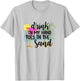 Drink In My Hand Toes In The Sand Summer Vibes Beach Vacay Men Women T-Shirt - T-Shirt | Ash