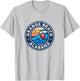 Orange Beach Alabama AL Vintage Nautical Waves Design T-Shirt - T-Shirt | Ash