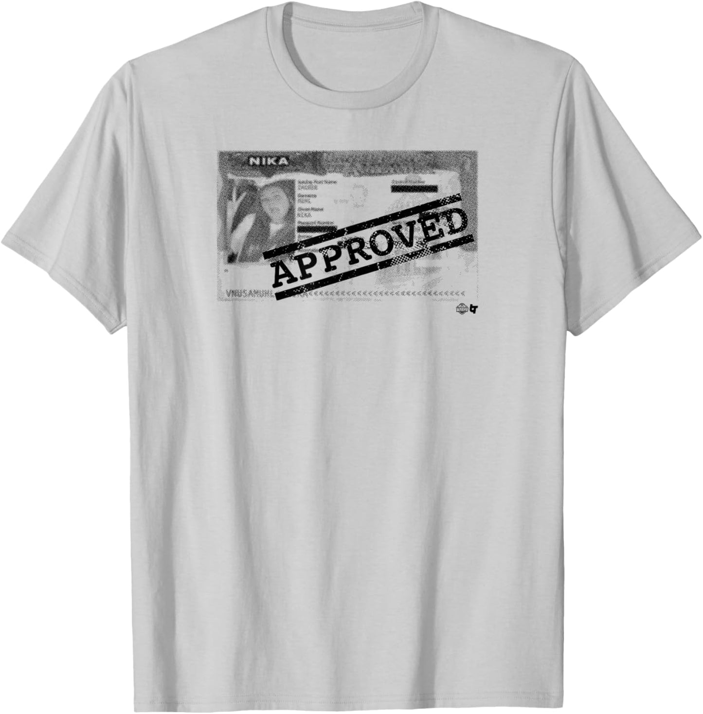 Nika Muhl: Passport Visa Approved - WNBA Players Association T-Shirt - T-Shirt | Ash