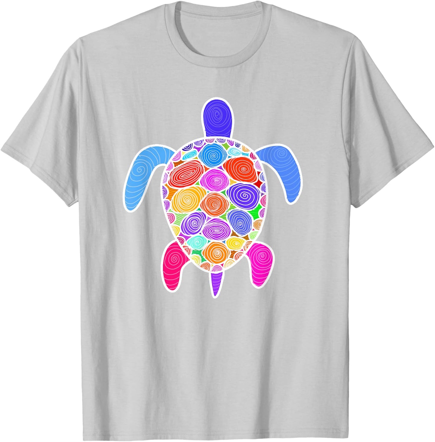 Hawaiian Tie Dye Sea Turtle, Hawaii shirt T-Shirt - T-Shirt | Ash