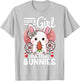 Bunny Rabbit Just a Girl Who Loves Bunnies T-Shirt - T-Shirt | Ash
