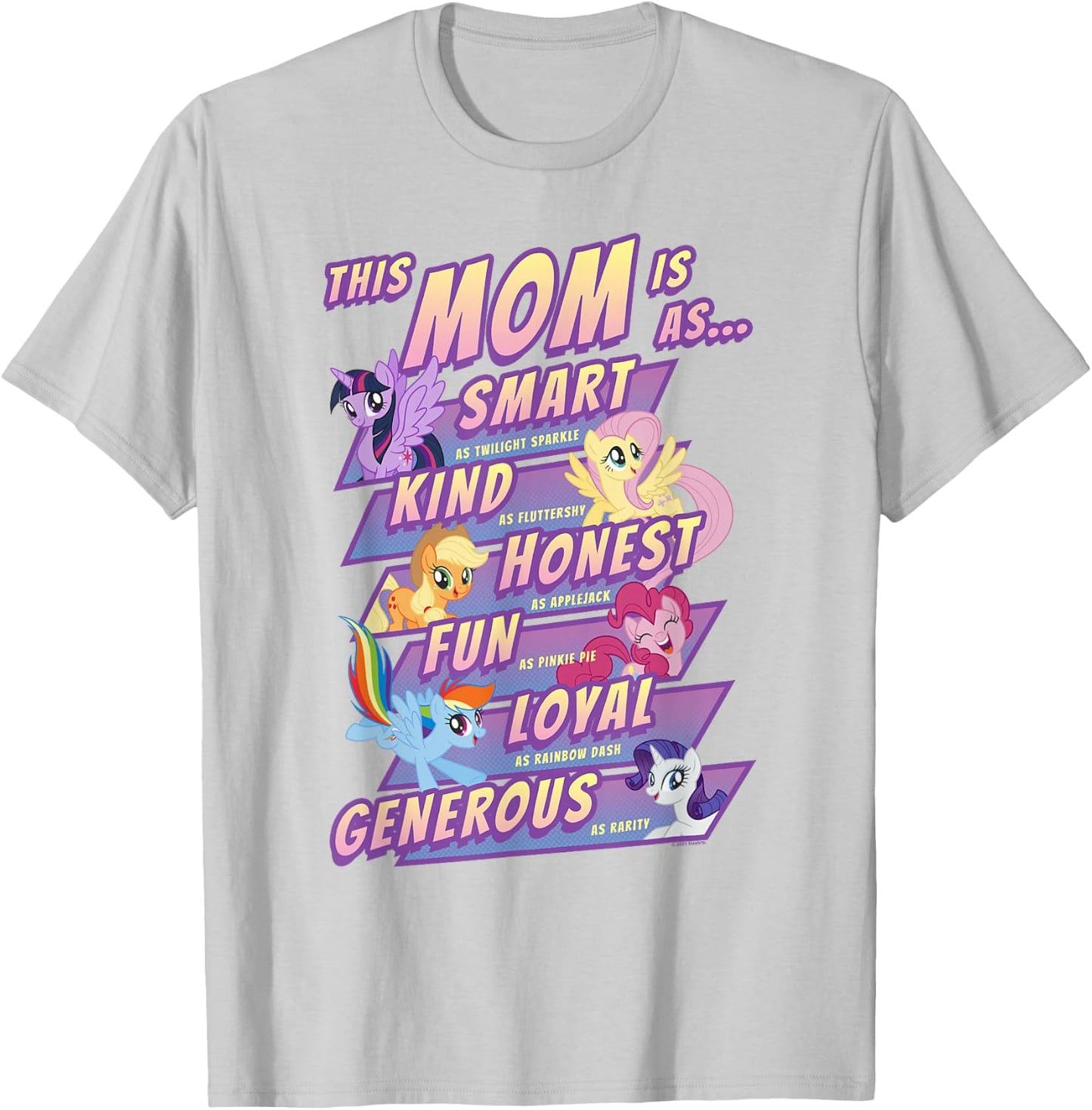 My Little Pony Mother's Day Group Shot This Mom Is T-Shirt - T-Shirt | Ash