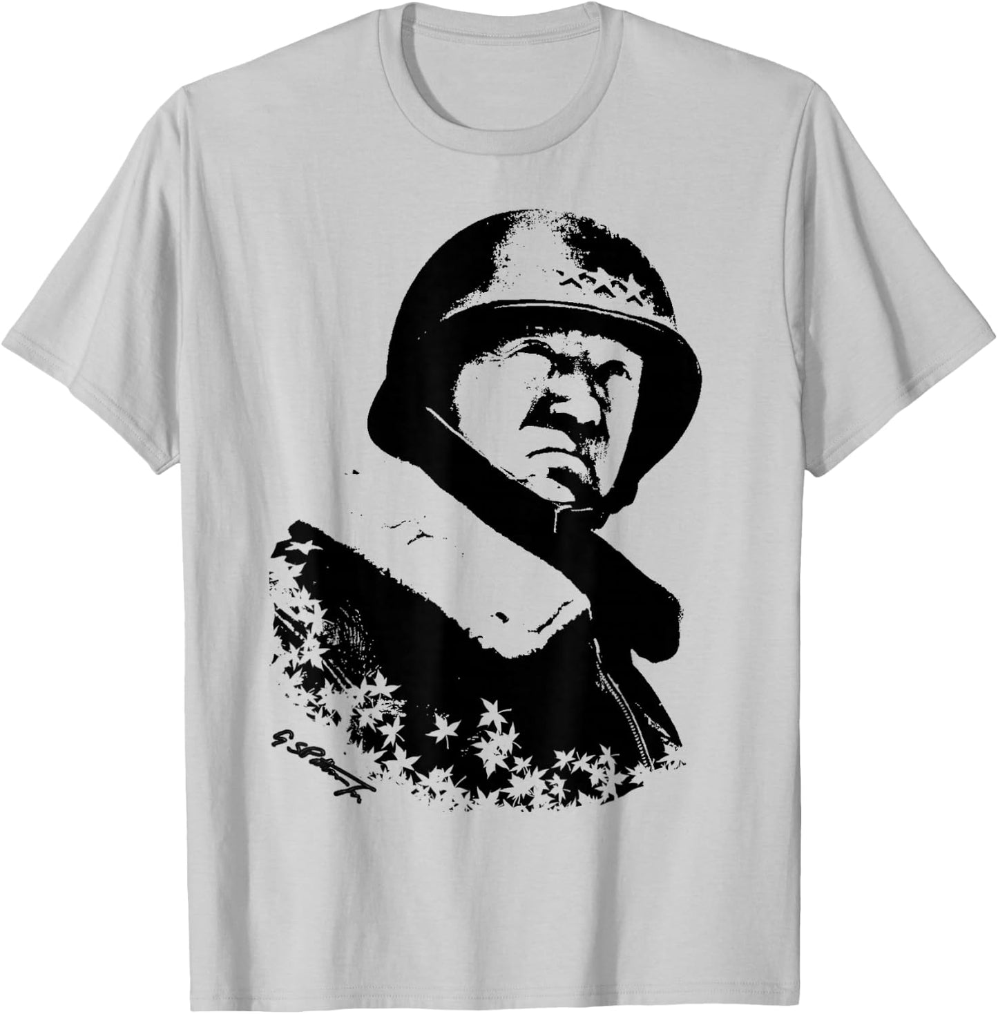 George S. Patton US Army WW2 General T-Shirt - T-Shirt | Ash