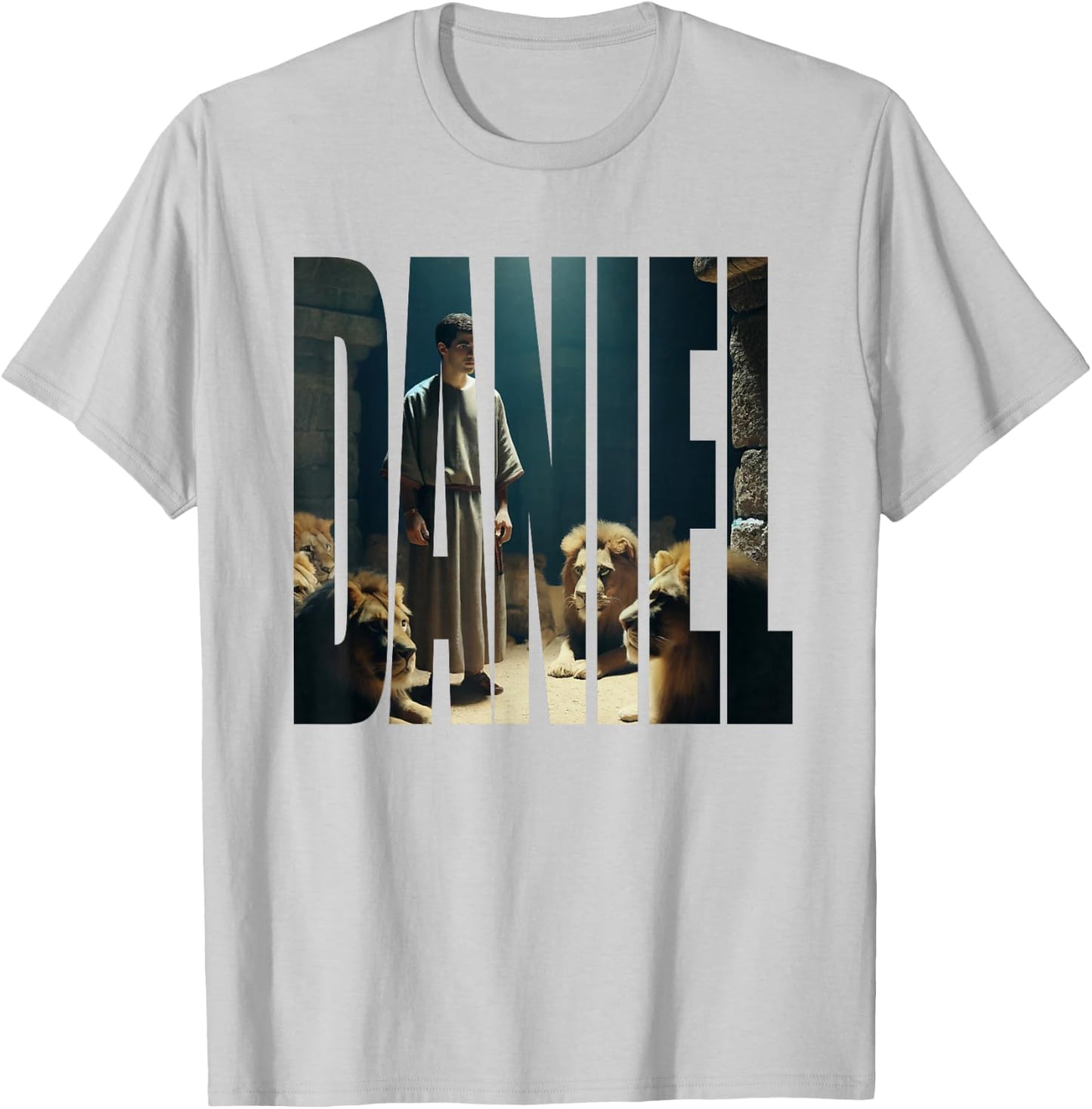 Daniel in the Lions lair T-Shirt - T-Shirt | Ash