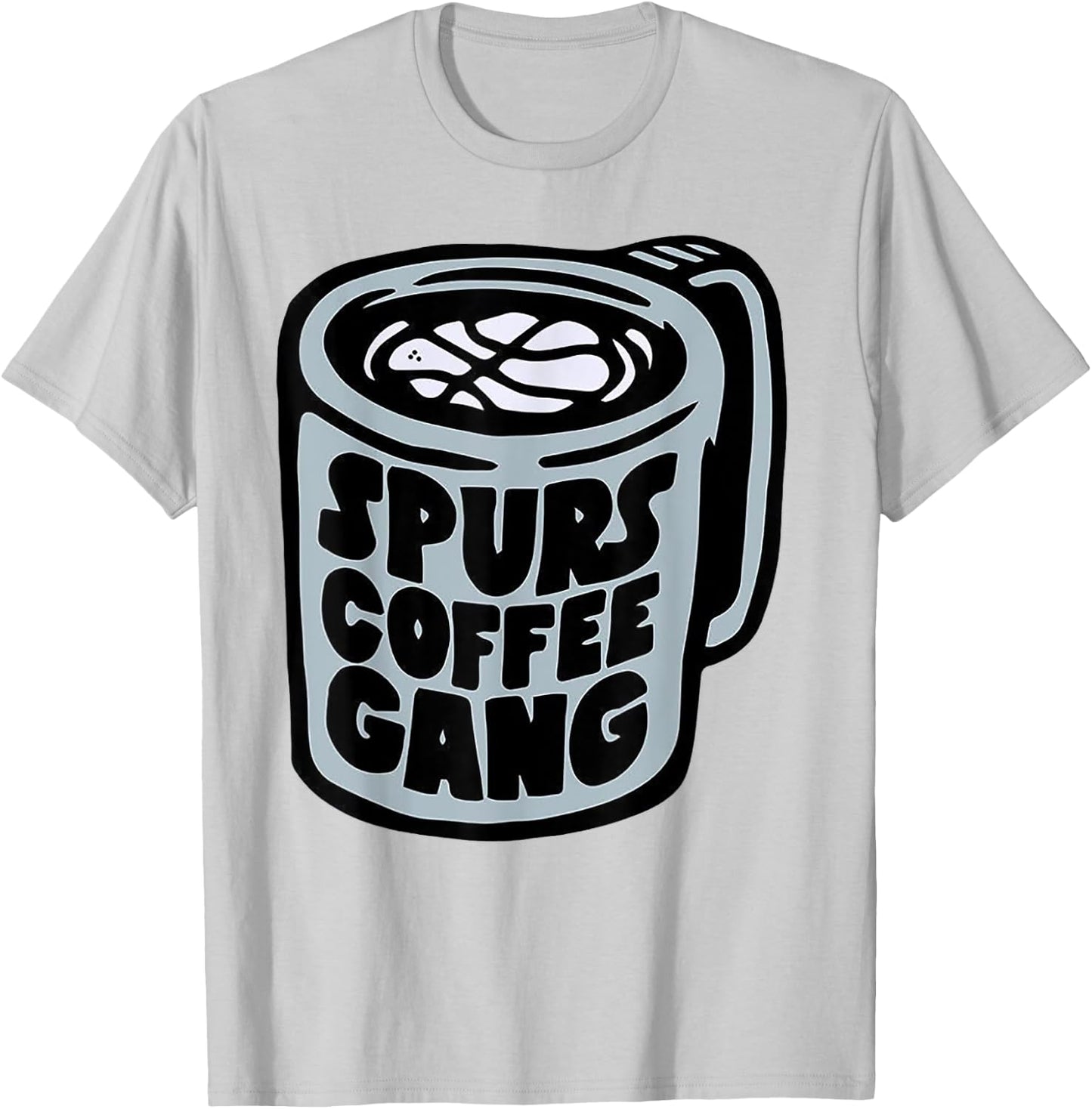 Spurs Coffee Gang T-Shirt - T-Shirt | Ash