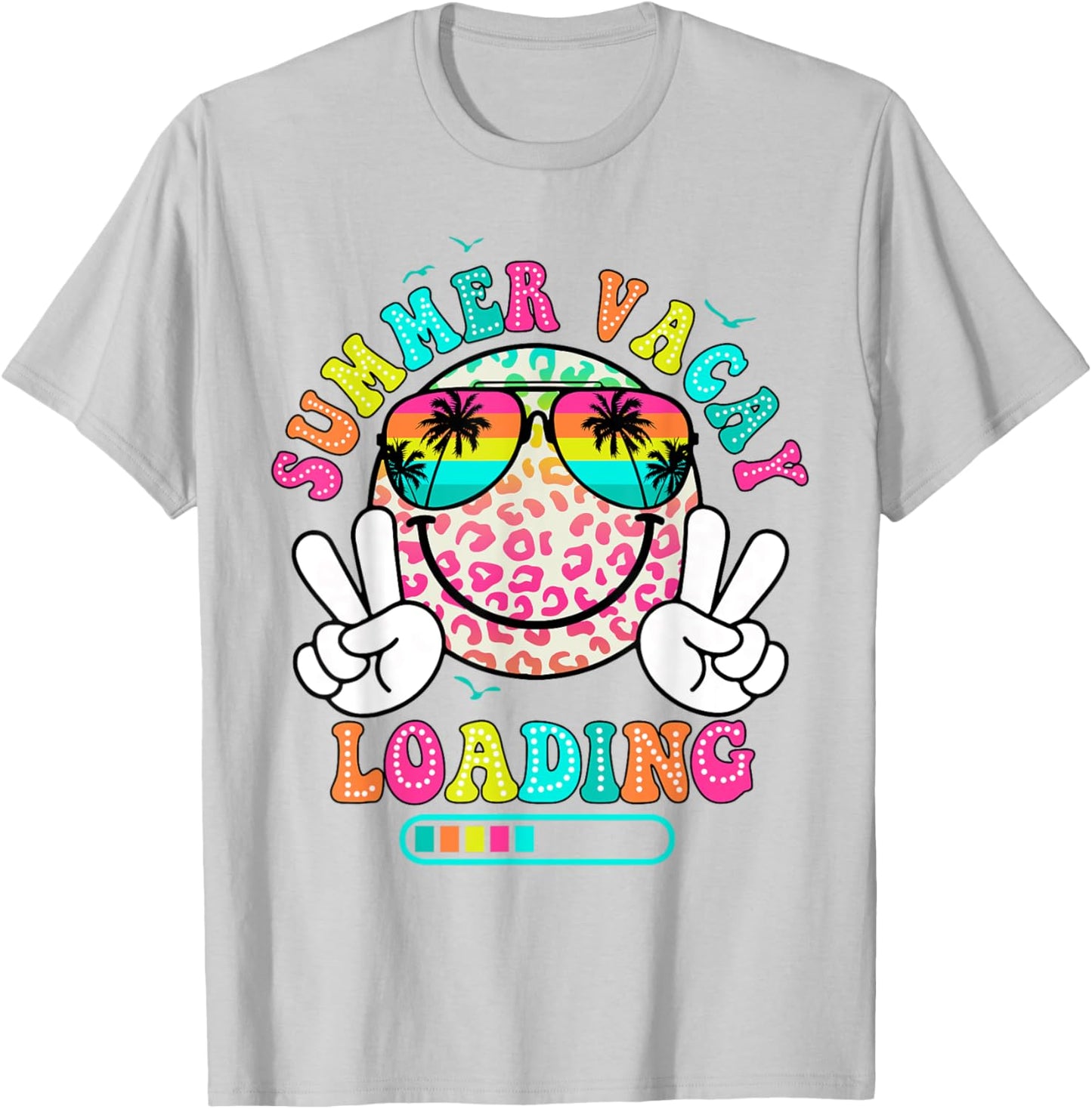 Summer Vacay Loading Funny Summer Teacher Women T-Shirt - T-Shirt | Ash