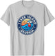 Tybee Island Georgia GA Vintage Nautical Waves Design T-Shirt - T-Shirt | Ash