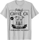 Retro Pit Bull Coffee Funny Dog Pittie Mom Coffee Lover Men Women Girls Kids T-Shirt - T-Shirt | Ash