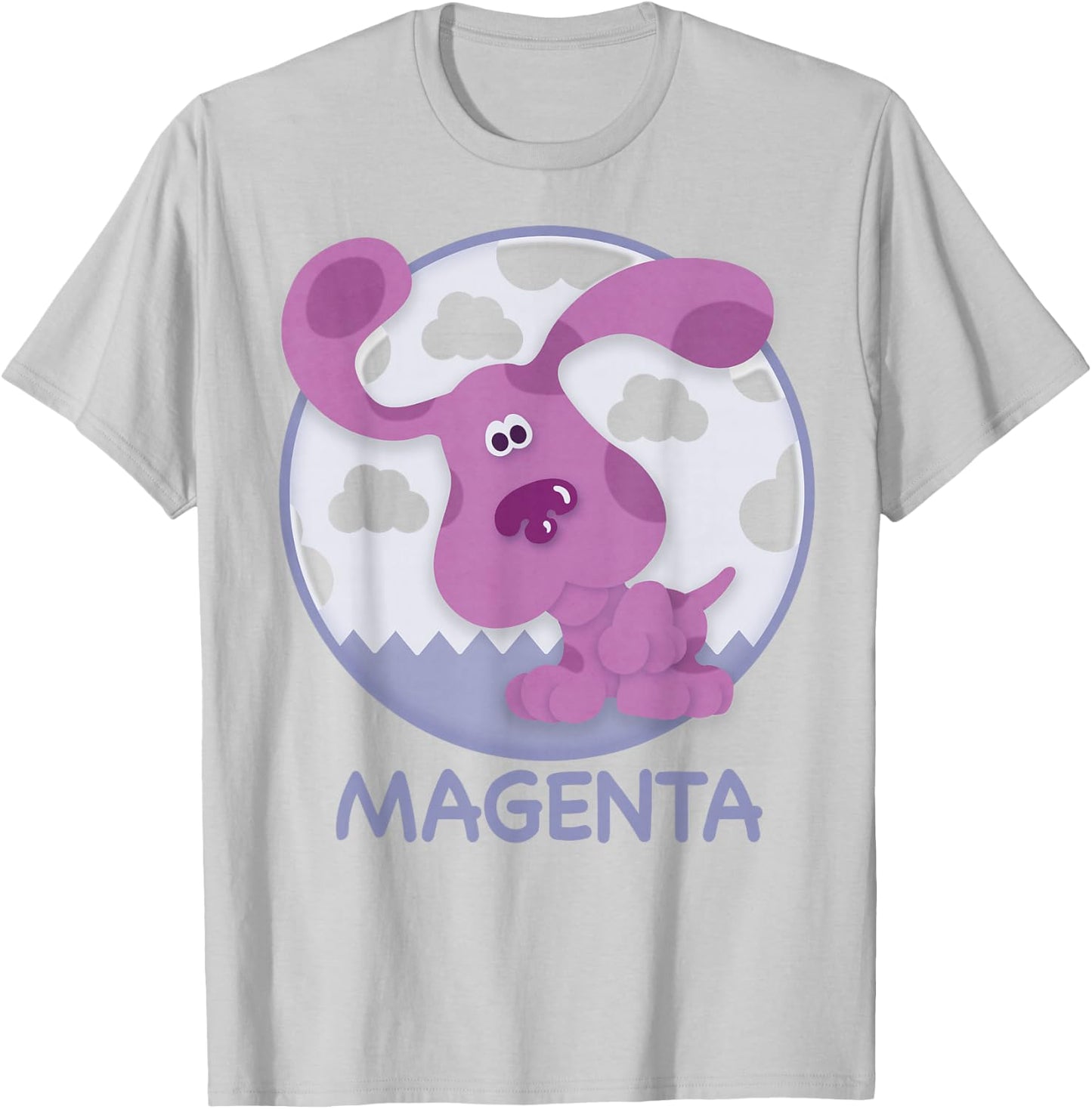 Blue's Clues Magenta Simple Portrait T-Shirt - T-Shirt | Ash