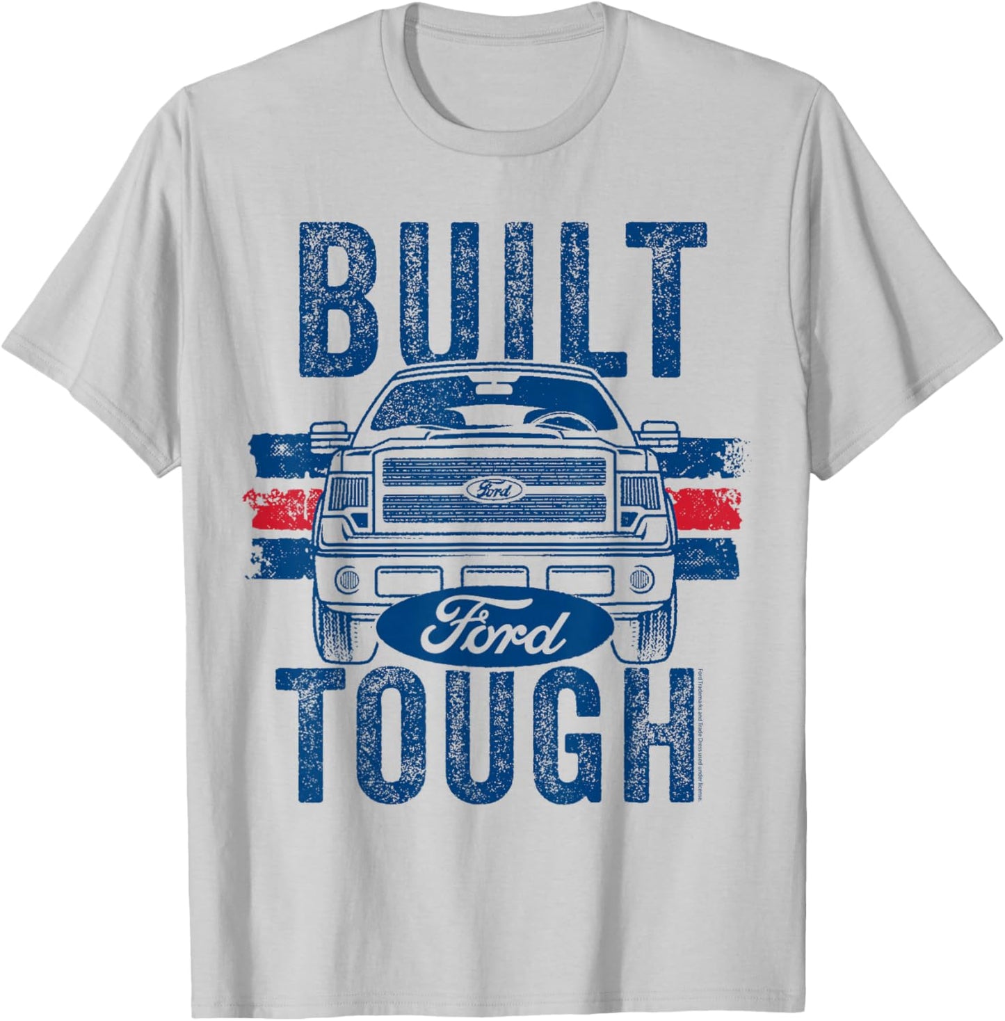 Ford - F-150 Truck Built Tough With Logo T-Shirt - T-Shirt | Ash