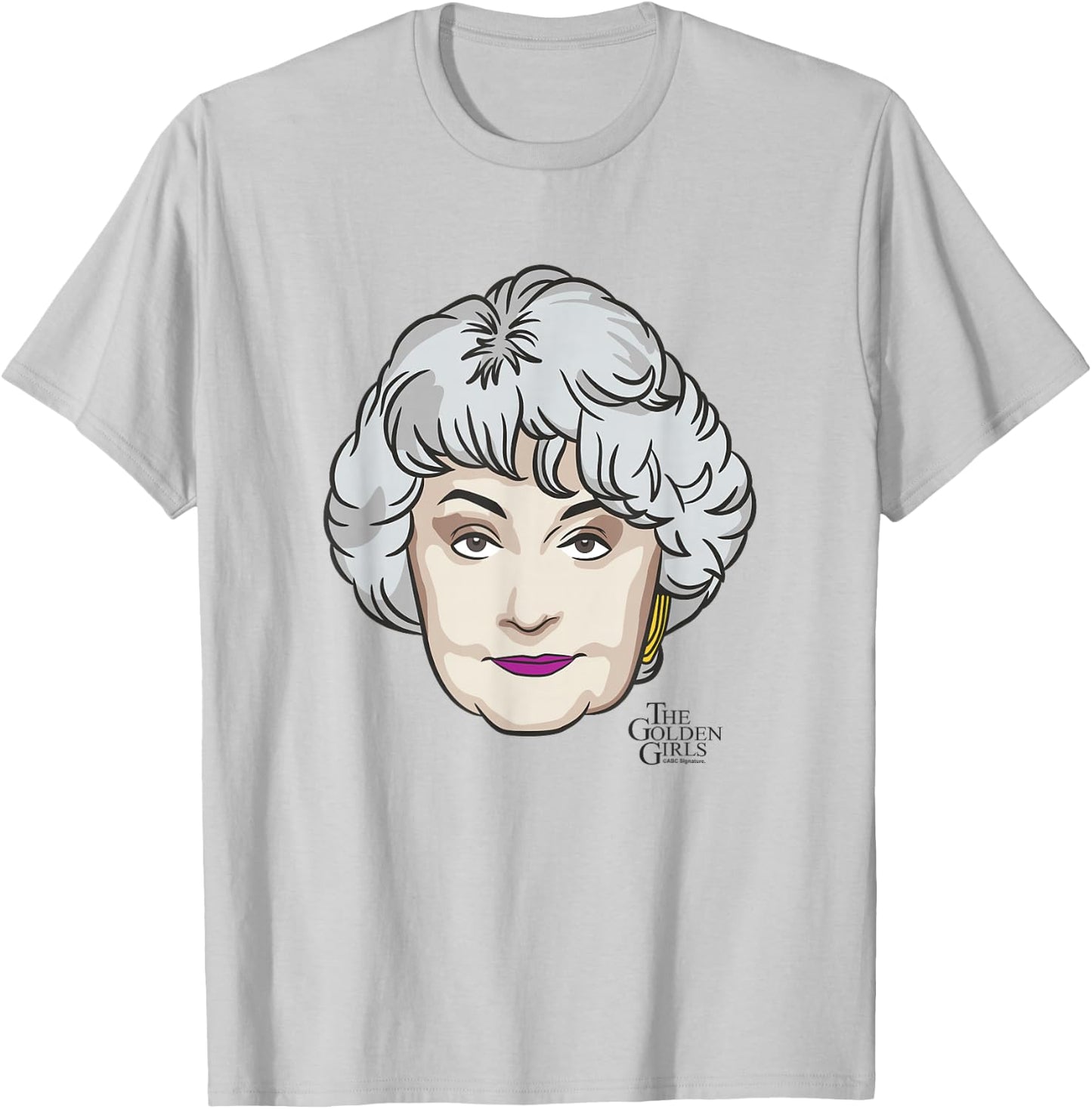 The Golden Girls Iconic Dorothy Animated Big Face Portrait T-Shirt - T-Shirt | Ash
