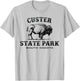 Custer State Park South Dakota American Bison Souvenir T-Shirt - T-Shirt | Ash