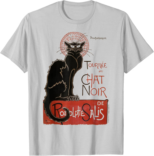 Tournee du Chat Noir Artwork T-Shirt - T-Shirt | Ash