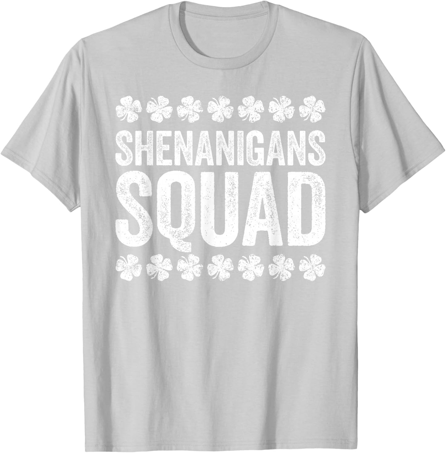 Shenanigans Squad Shirt Irish Men Women Kids St Patricks Day T-Shirt - T-Shirt | Ash