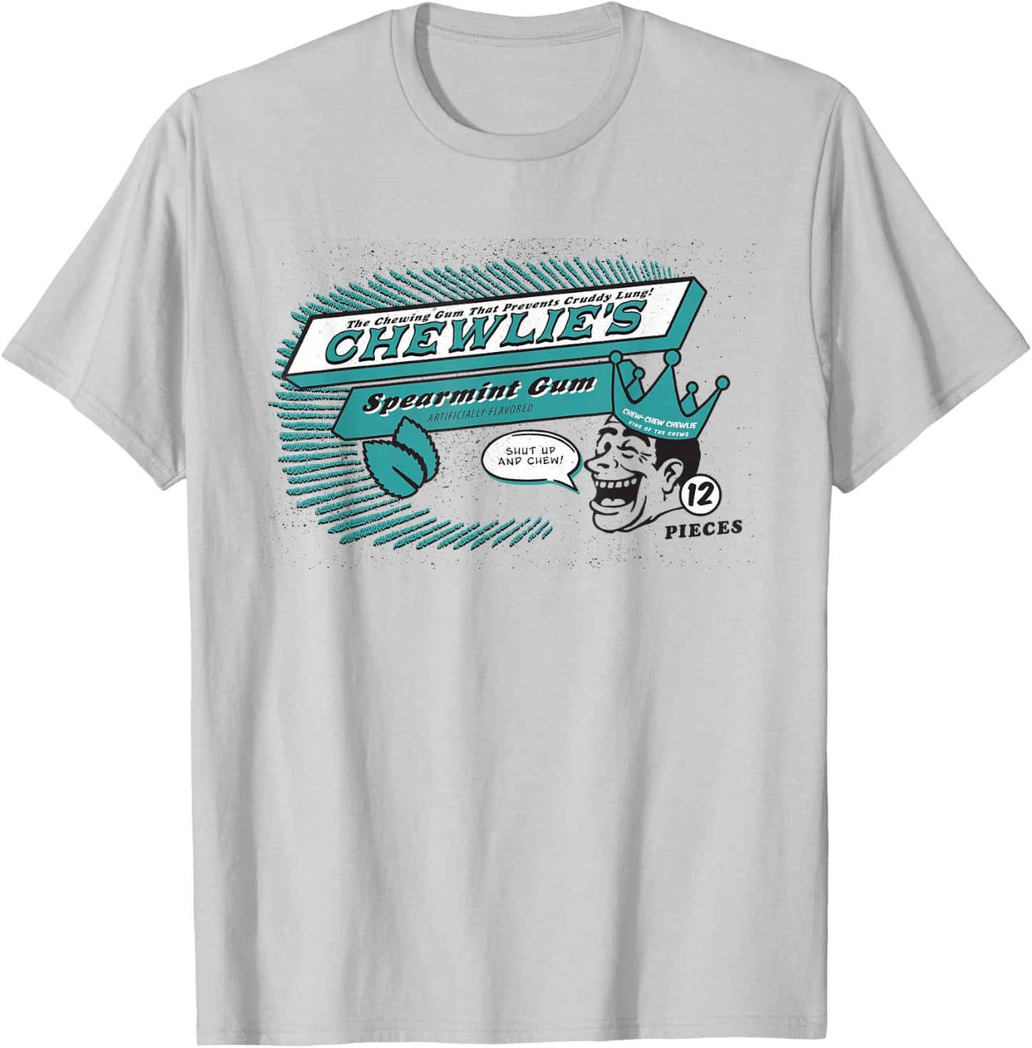 Clerks 3 Chewlie's Spearmint Gum Vintage Logo Fun Classic T-Shirt - T-Shirt | Ash