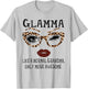 Glamma Like A Normal Grandma Glasses Leopard Style Face T-Shirt - T-Shirt | Ash