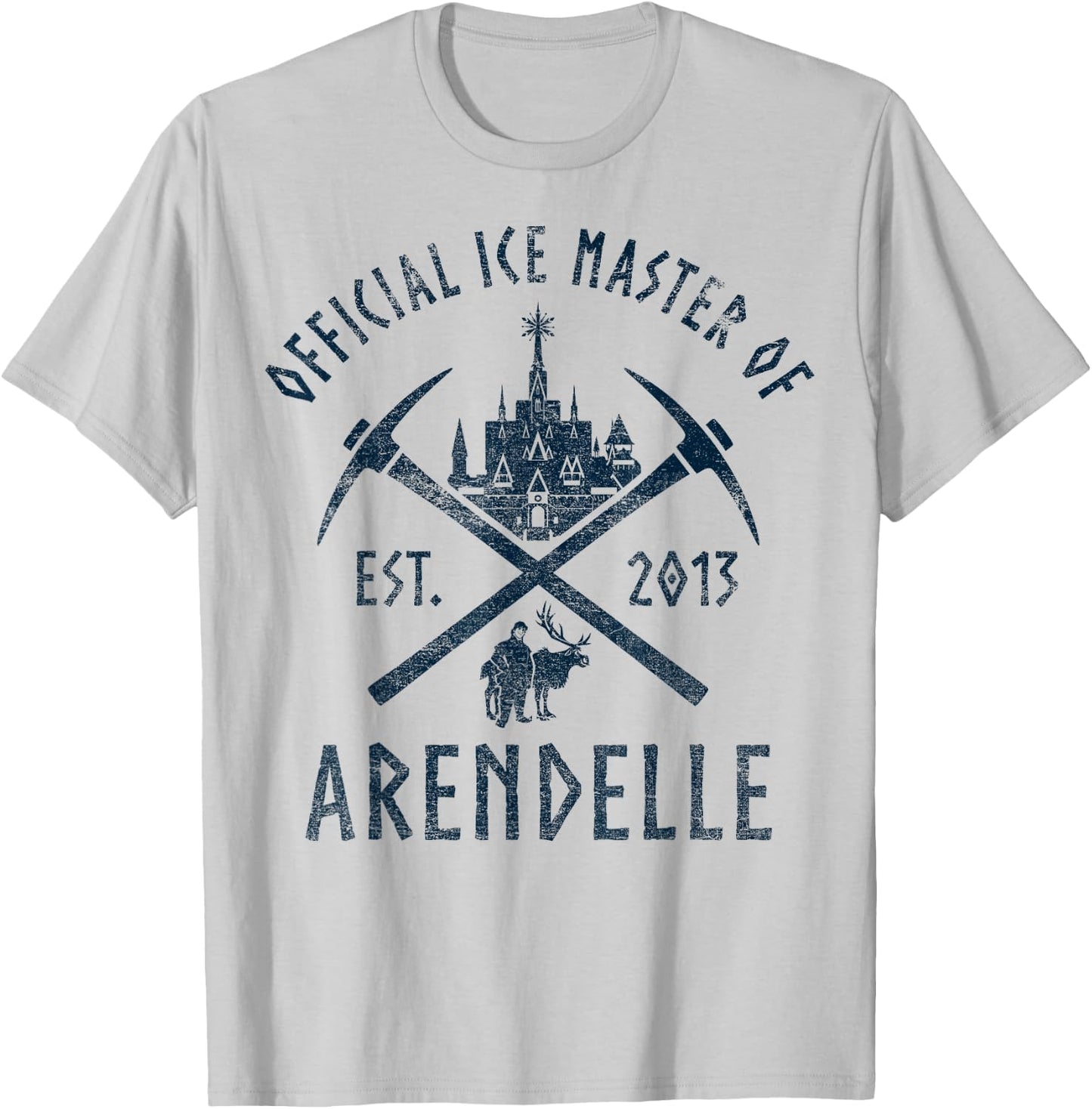 Disney Frozen Official Ice Master Of Arendelle Est. 2013 T-Shirt - T-Shirt | Ash