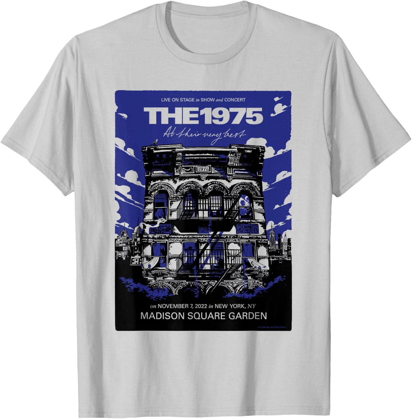 The 1975 Official Poster T-Shirt - T-Shirt | Ash