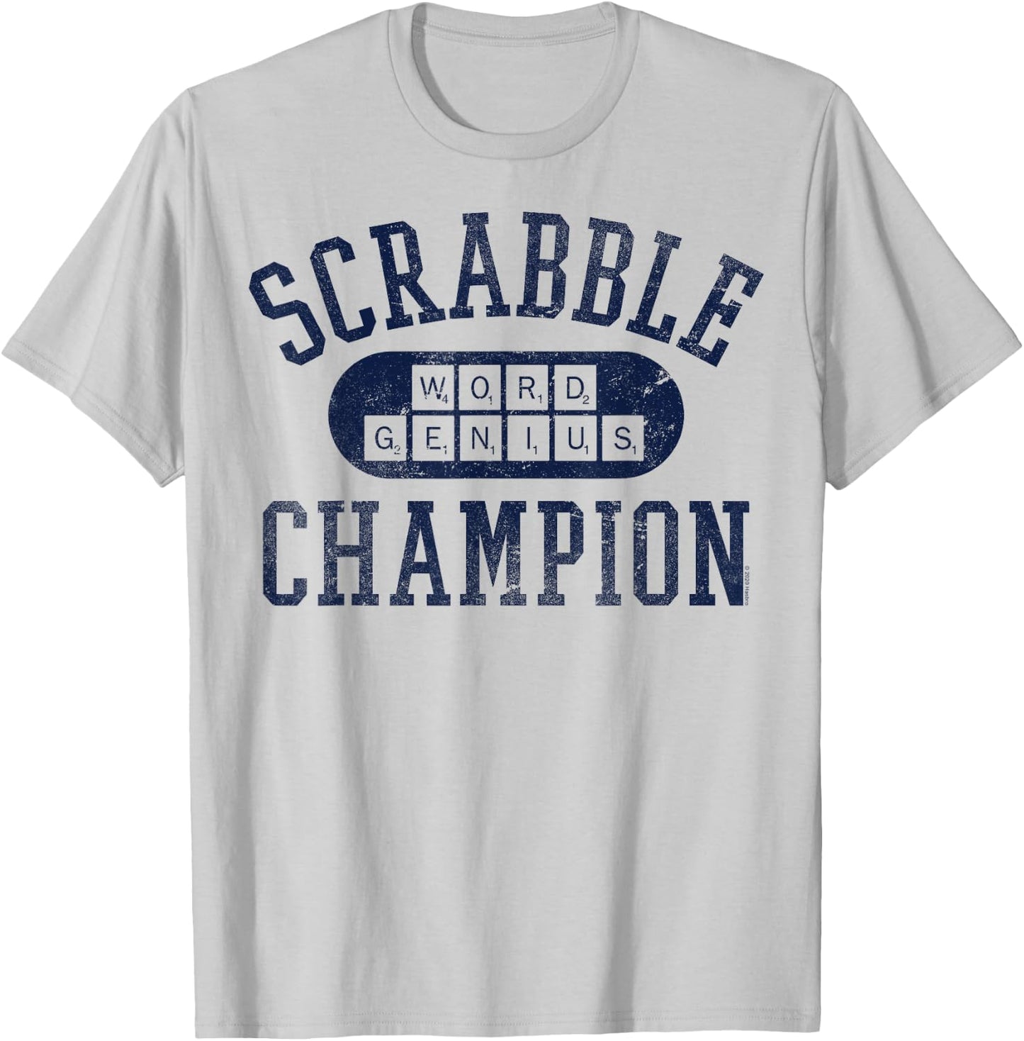 Scrabble Word Genius Scrabble Champion T-Shirt - T-Shirt | Ash