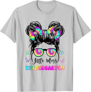 Little Miss Kindergarten T-Shirt - T-Shirt | Ash