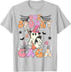 Groovy One Spooky Gaga Retro Halloween Cute Ghost T-Shirt - T-Shirt | Ash