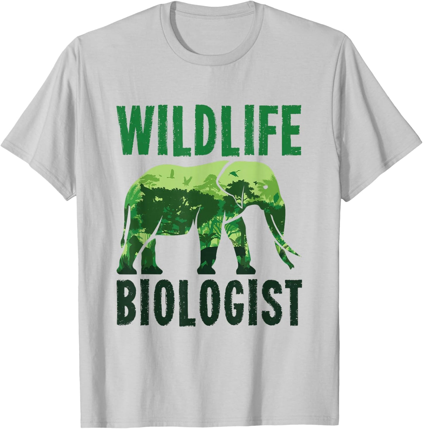 Wildlife Biologist Wild Animal Biology Zoologist Zoology T-Shirt - T-Shirt | Ash