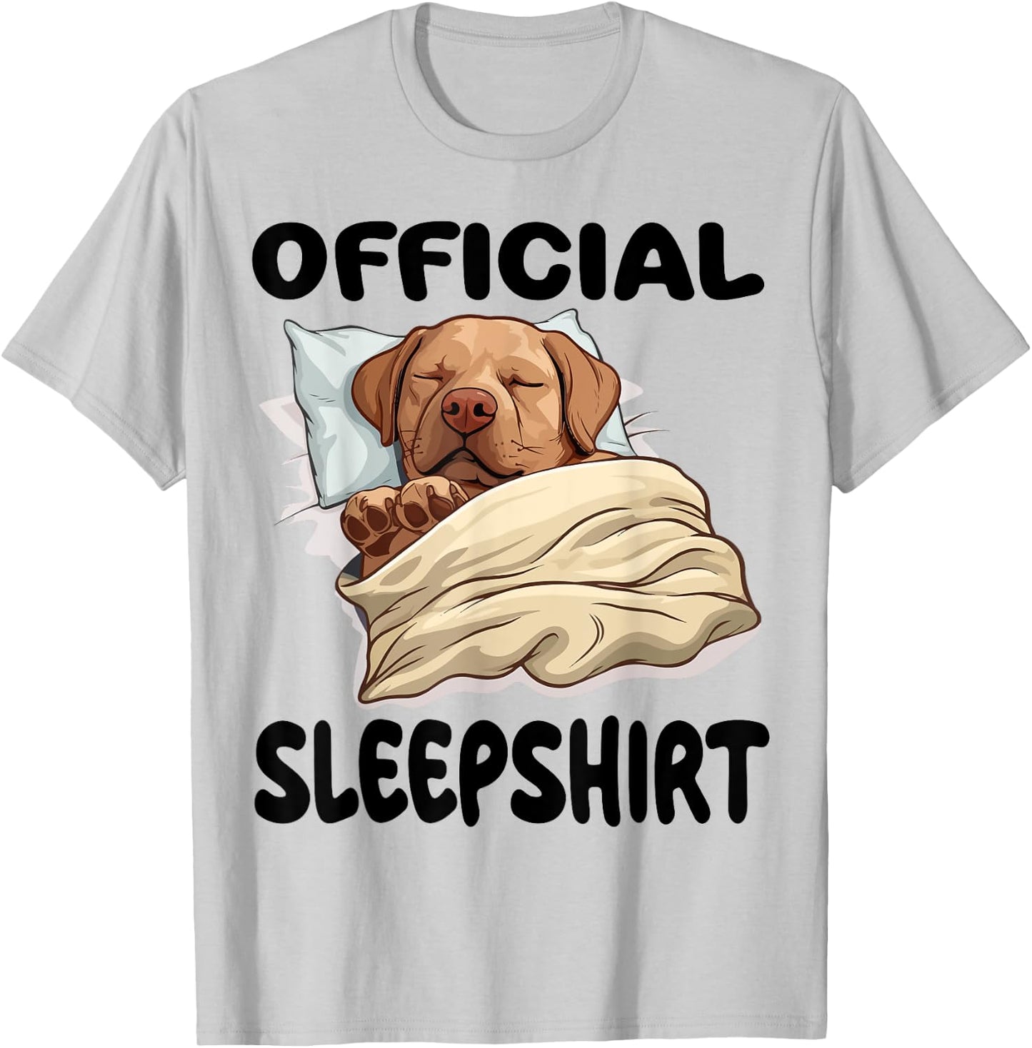 Labrador Retriever Official Sleepshirt Pajamas Nightgown T-Shirt - T-Shirt | Ash