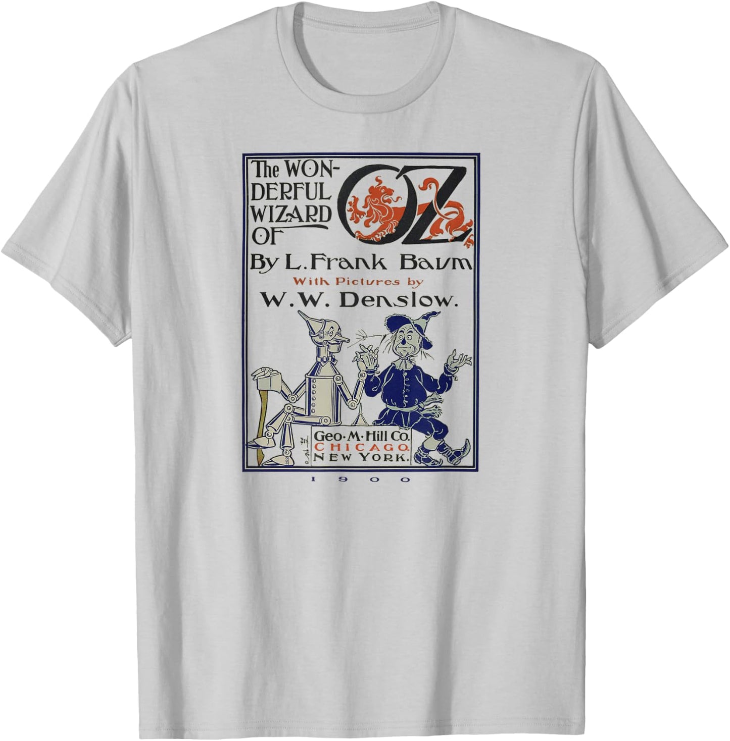 Wizard of OZ Gifts-Tin Man Scarecrow Land of OZ Movie T-Shirt - T-Shirt | Ash