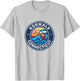 Norwalk Connecticut CT Vintage Nautical Waves Design T-Shirt - T-Shirt | Ash