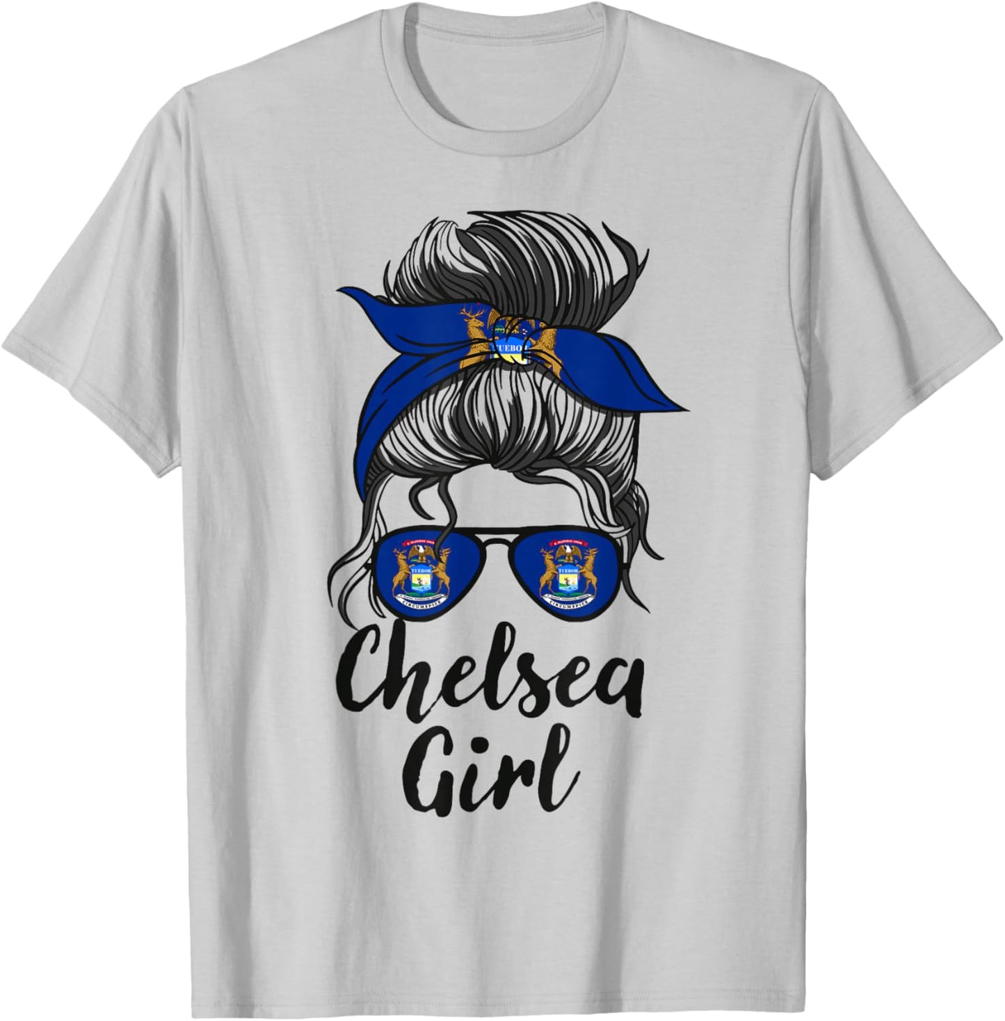 Chelsea Michigan Women Girl T-Shirt - T-Shirt | Ash