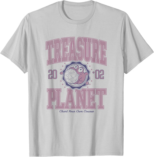 Disney Treasure Planet Morph Chart Your Course Collegiate T-Shirt - T-Shirt | Ash