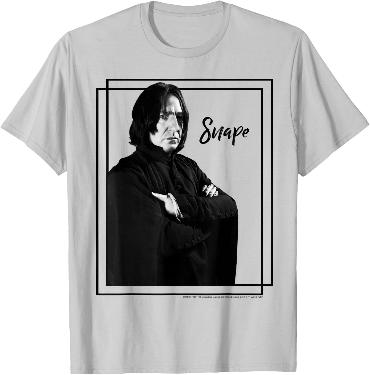 Harry Potter Snape Simple Framed Portrait T-Shirt - T-Shirt | Ash