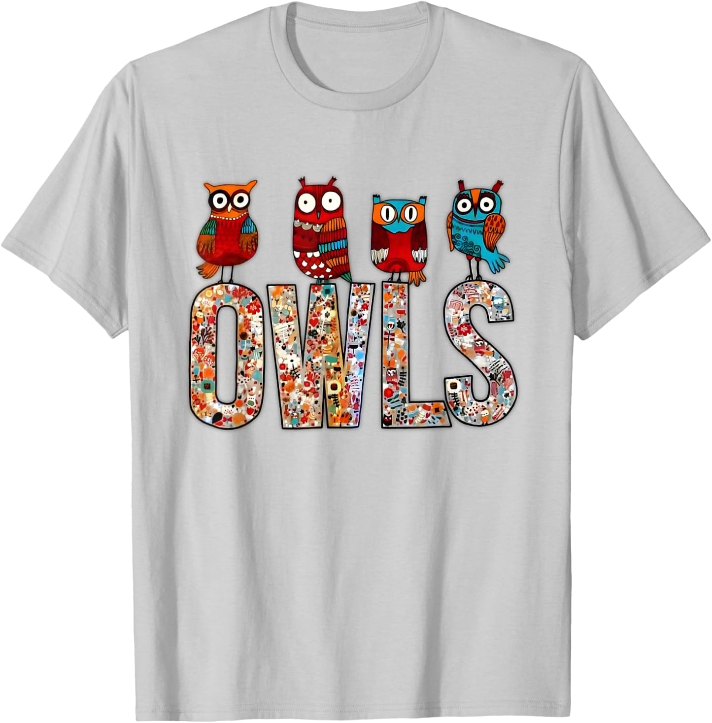 Love owls Women Shirt owl Lovers for kids and girls T-Shirt - T-Shirt | Ash