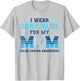 Colon Cancer Awareness Colonoscopy I Wear Dark Blue For Mum T-Shirt - T-Shirt | Ash
