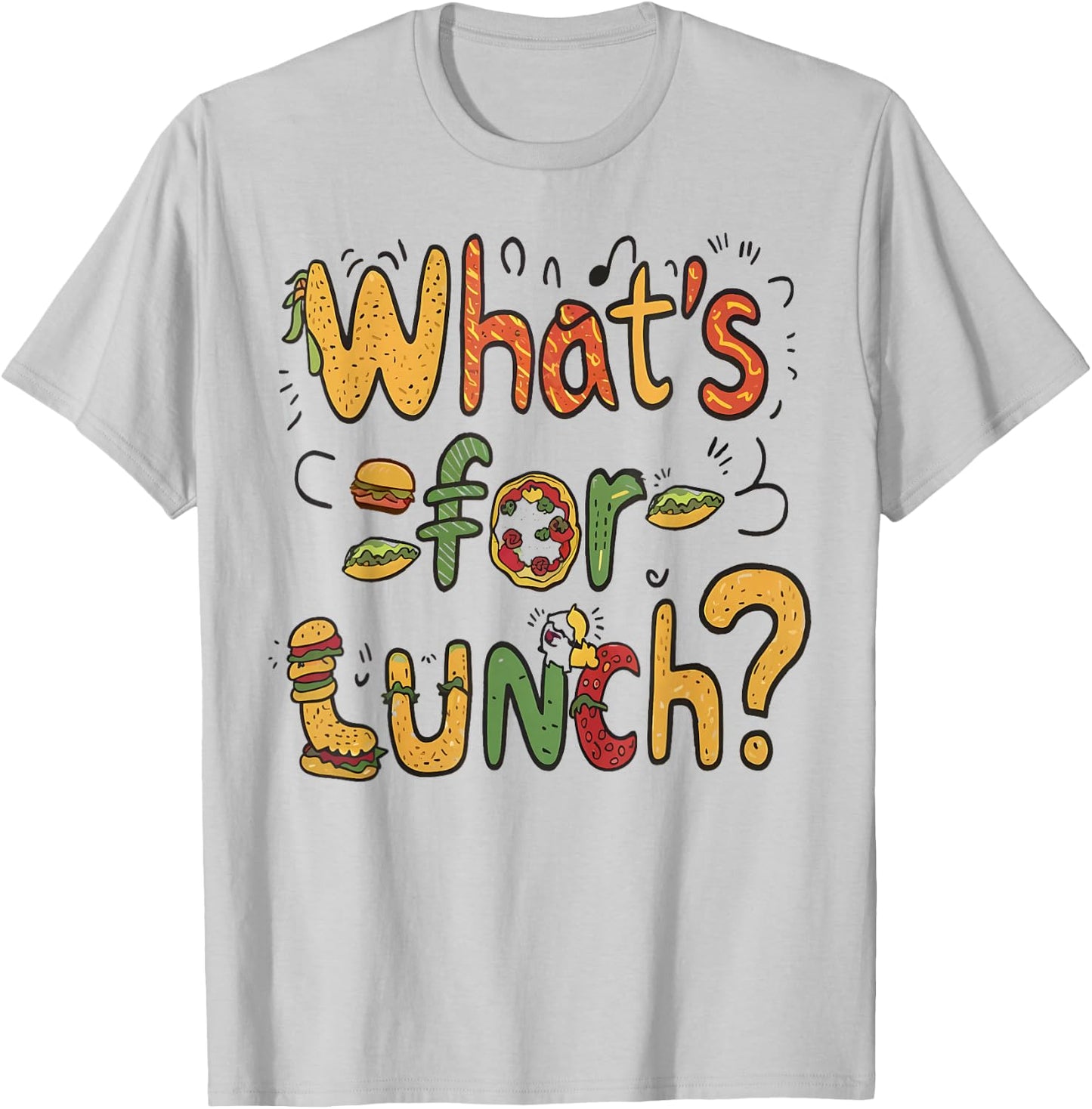Funny Lady What's For Lunch Cooking And Kitchen Woman T-Shirt - T-Shirt | Ash