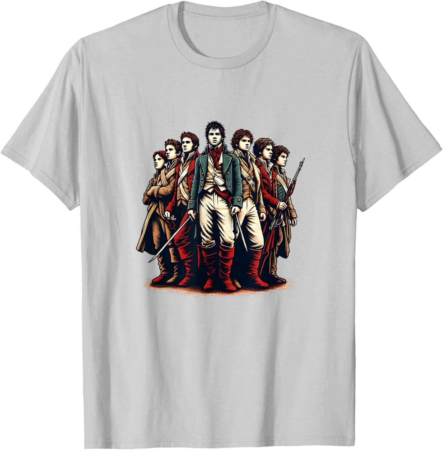 Les Mis Barricade Boys T-Shirt - T-Shirt | Ash