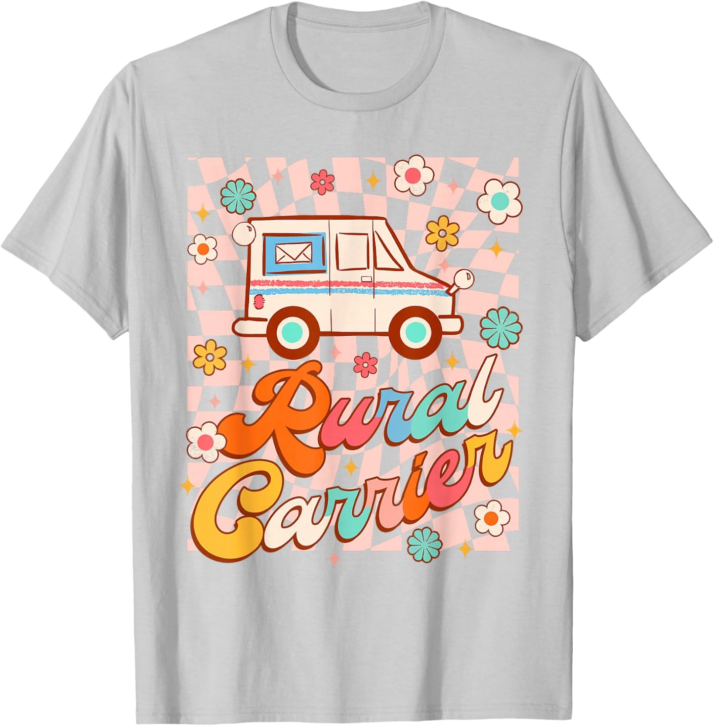 Postal Worker Mailman Postman Mail Carrier Rural Carrier T-Shirt - T-Shirt | Ash