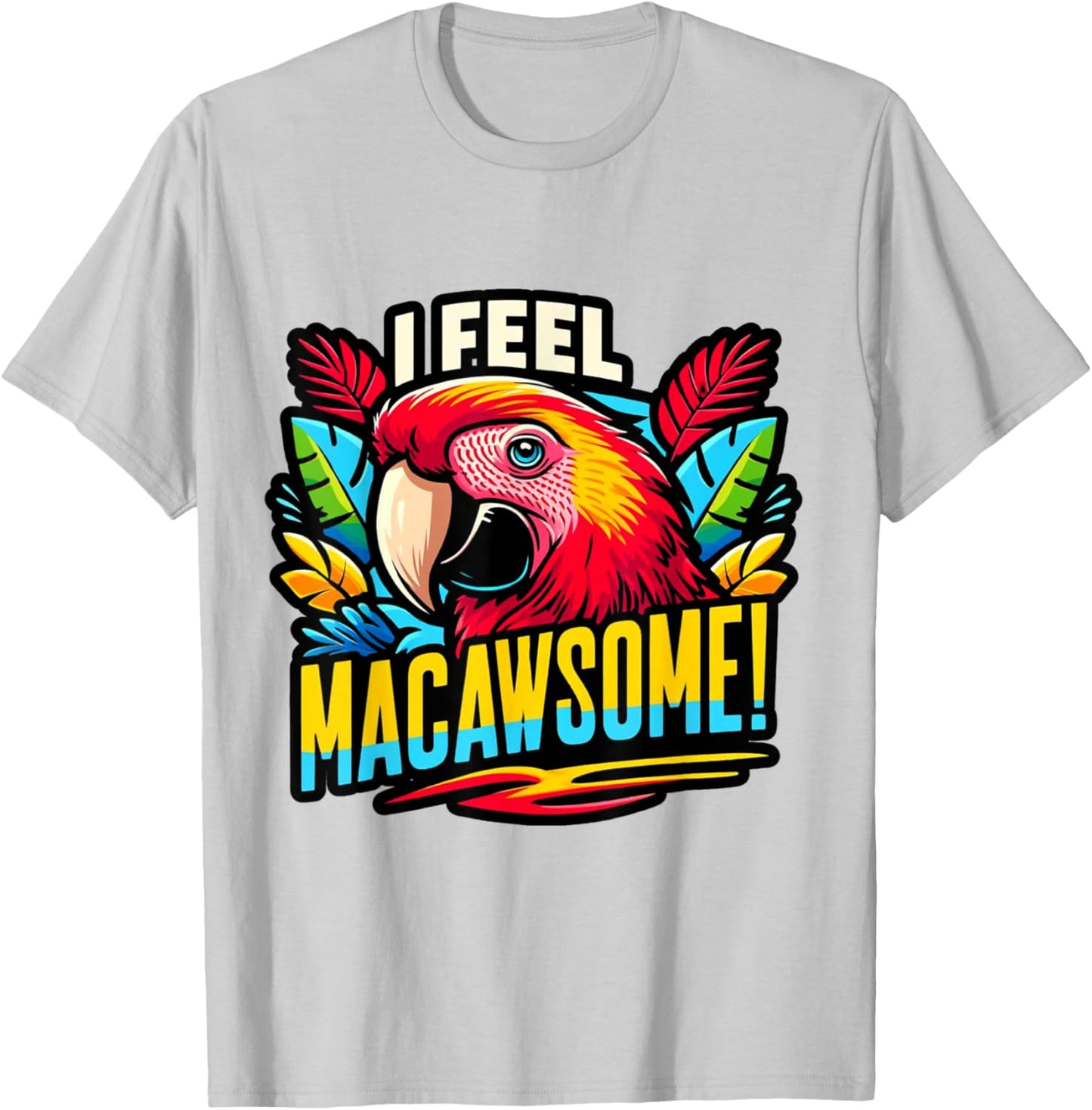 Macaw Shirt Scarlet Macaw Pet Bird Parrot Macaw T-Shirt - T-Shirt | Ash
