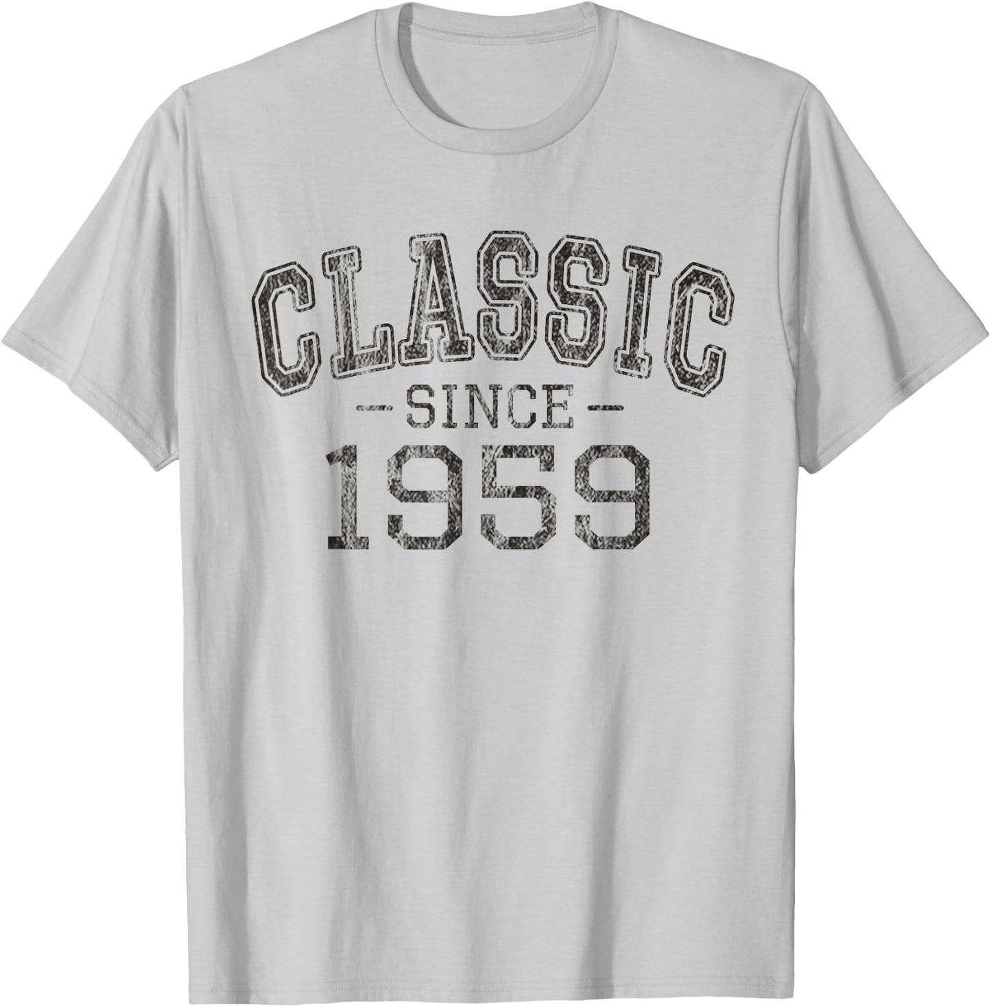 Classic Since 1959 Vintage Style Born in 1959 Birthday Gift T-Shirt - T-Shirt | Ash