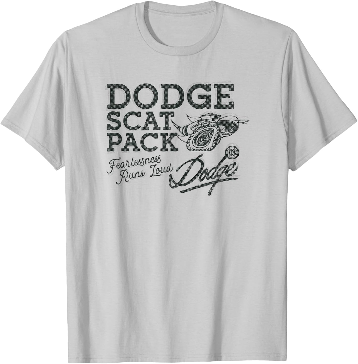 Dodge Retro Scat Pack T-Shirt - T-Shirt | Ash