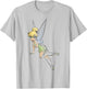 Disney Peter Pan Tinker Bell Watercolor Portrait Small T-Shirt - T-Shirt | Ash