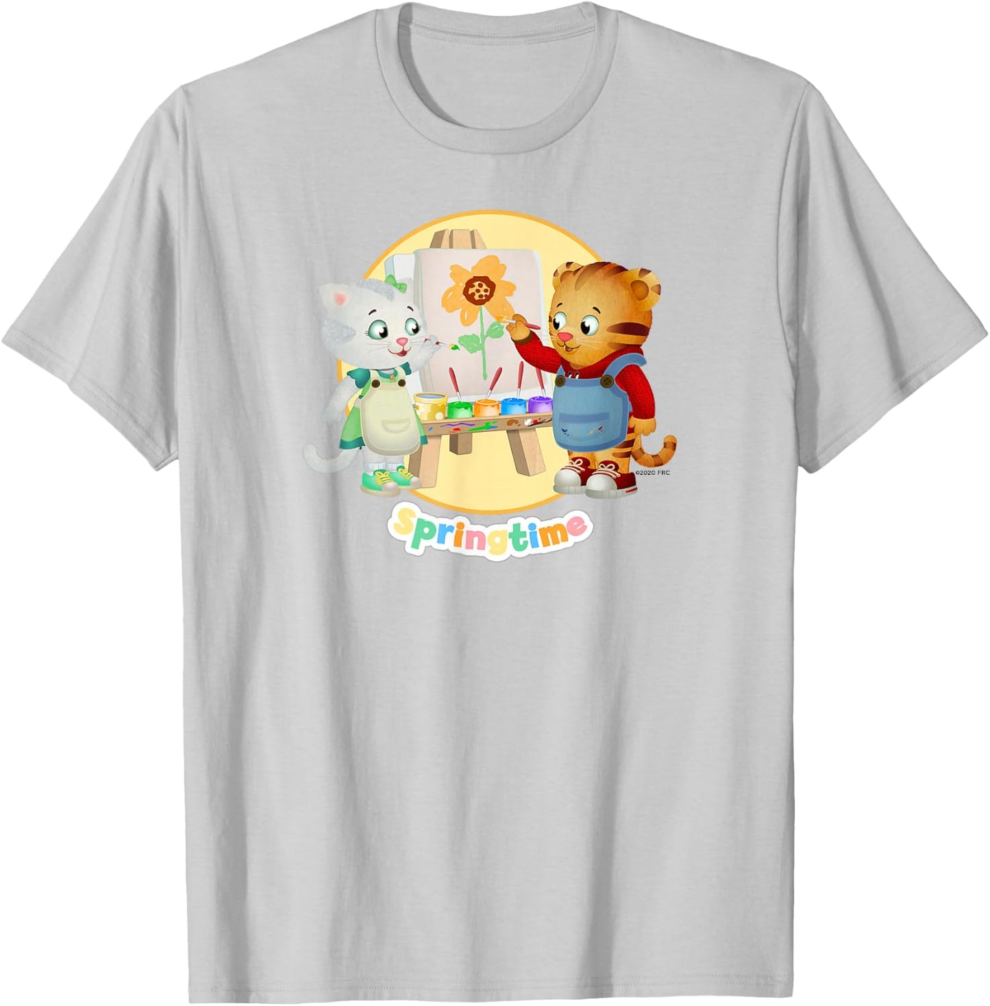 Daniel Tiger Loves Springtime! T-Shirt - T-Shirt | Ash