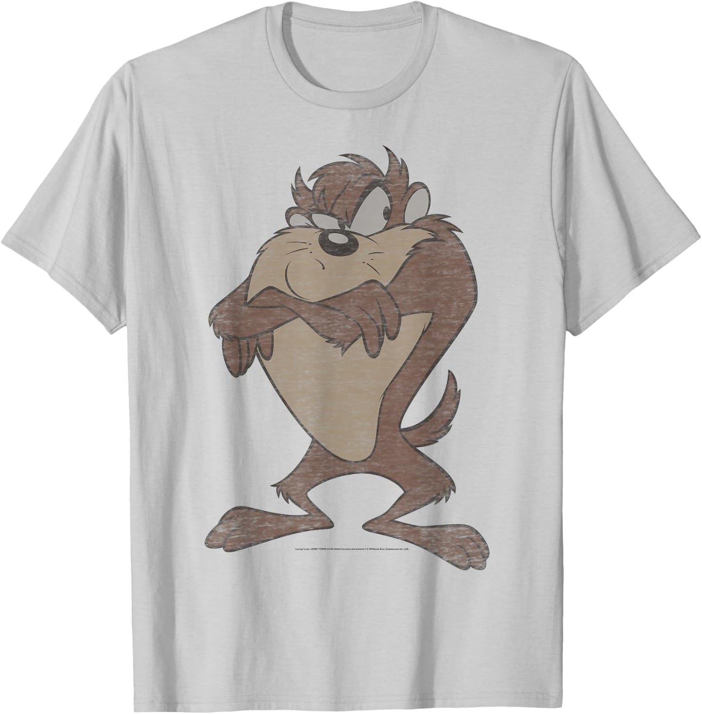 Looney Tunes Tasmanian Devil Simple Portrait T-Shirt - T-Shirt | Ash